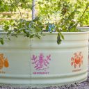 Container gardens at Evergreen Brick Works Image: Ibrahim Abusitta