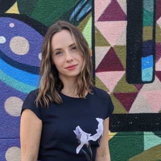 Person smiling at camera